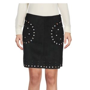 LAST CHANCE ✨ NWT Sandro🖤$600 GENUINE LEATHER Skirt